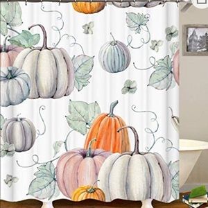 Fall shower curtain